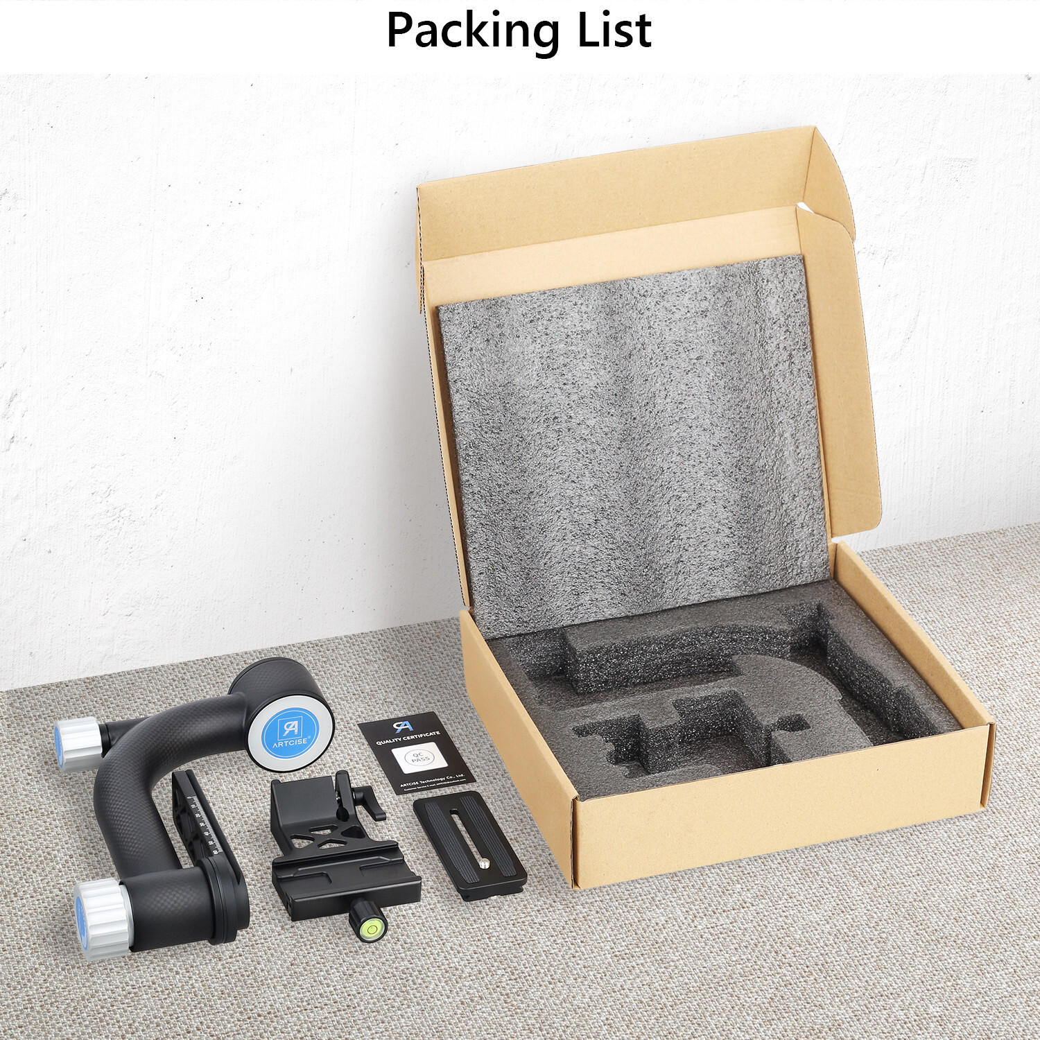 ARTCISE GH6 720° Carbon Fiber Tripod Panoramic Gimbal Pan Head Ball Mount for T