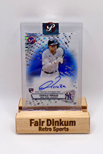 2023 Topps Pristine Oswald Peraza #PA-OP Rookie Auto Blue Refractor Encased /75