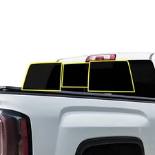 Precut Rear Windshield Ceramic Window Tint Film Kit Fits GMC Sierra Extd 14-18