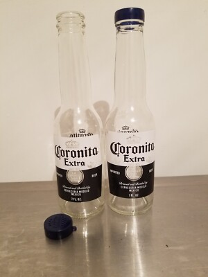 CORONA BEER CORONA EXTRA GLASS BOTTLE SALT & PEPPER SHAKERS | eBay