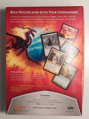Magic the Gathering MTG 2013 Commander Deck - POWER HUNGRY - Factory Sealed  | eBay