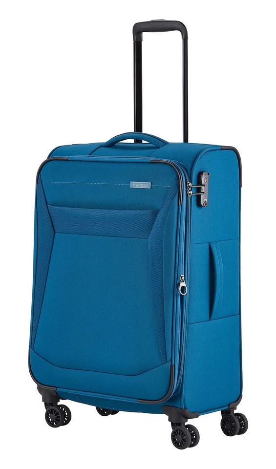 travelite Chios 4W Trolley M Trolley Petrol petrol Neu - Bild 2 von 4