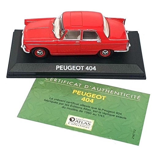 Atlas Editions 1/43 Scale Diecast 2147 112 - Peugeot 404 - Red - Picture 4 of 5