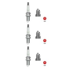 3x NGK 4368 Zündkerze für Toyota Yaris P1 Daihatsu Sirion M3 Nissan Almera I N15