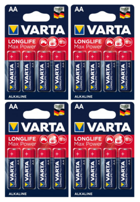 16 x VARTA Longlife Max Power AA LR6 4706 MN1500 1.5V Hi-Fi Batteries