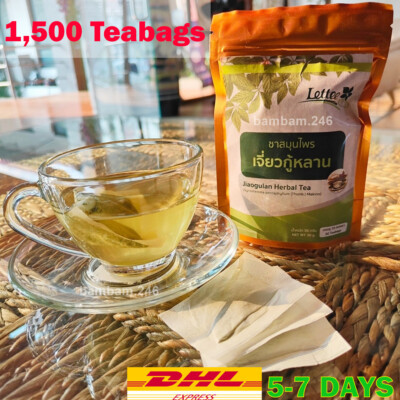 1,500 Sachet Jiaogulan Herbal Tea 100% Natural Organic Tea Healthy Granny Elderl