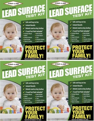 Pro-Lab LS104 Instant Lead Surface Do It Yourself Test Kits - Pack of 4