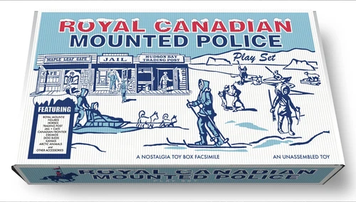 Marx Royal Canadian Mounted Police Play Set Box