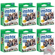 FUJIFILM INSTAX Wide Instant Film 20 Exposures - 6 Pack