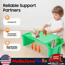 4 Pack Kids Lap Desk Tray with Storage Slots, Portable Lap Desk, Activity Tray,