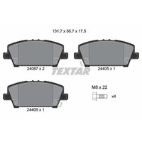 Textar BremsbeläGe Bremsbelegsatz Vorne FüR Honda Civic Viii Hatchback