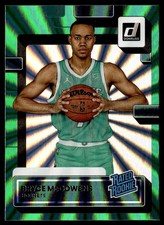 2022-23 Donruss Holo Laser Green Bryce McGowens Charlotte Hornets #242
