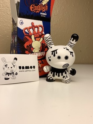 Kidrobot Dunny 2008 Ye Olde English Uamou 3 Inch Vinyl Art Figure