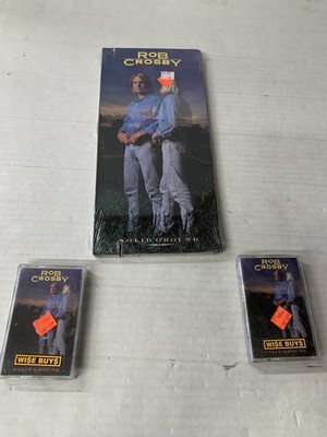 NEW!!  Solid Ground by Rob Crosby (CD, 1991)  & Cassettes!  SEALED!  Old Stock!