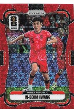 Panini Prizm FIFA World Cup 2026 In-Beom Hwang Korea Rep Red Disco #283 /99