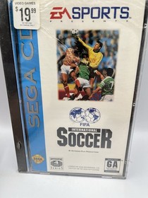 FIFA International Soccer (Sega CD) NEW FACTORY SEALED RARE! With Hang Tab