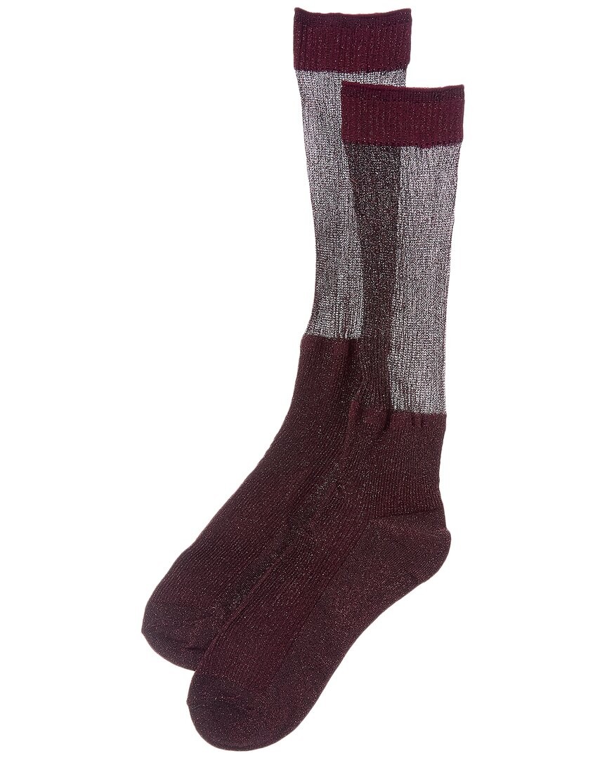 Носки женские красные OS на высоком каблуке Jungle Glitter Shimmery Lights 4390₽