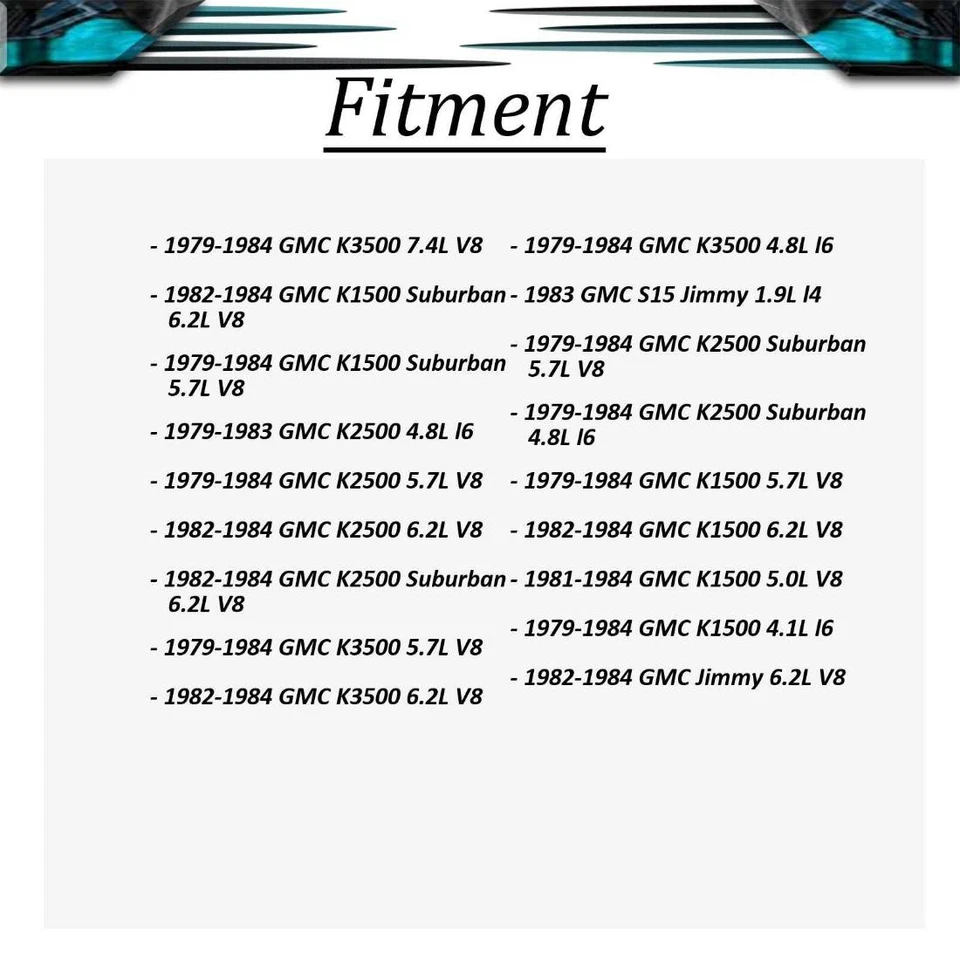 TYC 2pc Tail Light Lamp Assembly Housing For Chevy C10 Suburban 1984 1985 1973 - Image 2 of 4