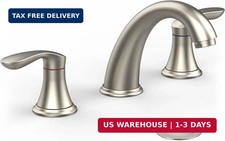 Bathroom Sink Faucet, Faucet for Bathroom Sink, Widespread Brushed Nickel Bathro