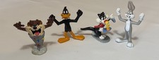 VTG Looney Tunes PVC Figures Lot of 4 Daffy Duck Taz Bugs Sylvester Tweety Bird