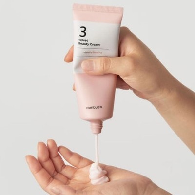 NUMBUZIN No.3 Velvet Beauty Cream 60ml Silky Skin texture Makeup Boosting NEU