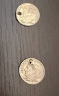 ROOSEVELT DIMES 1964-D COINS - set of 2 - 90% junk silver