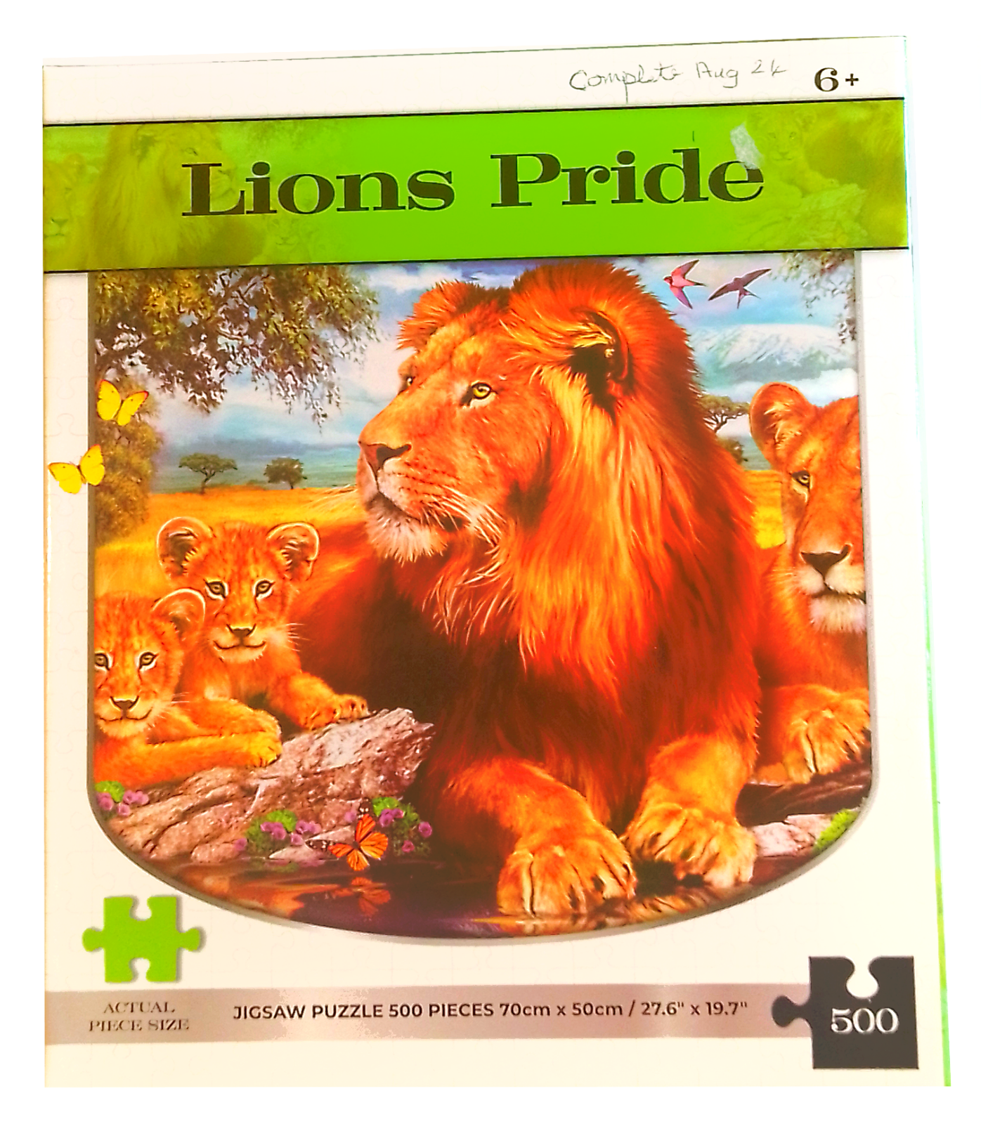 Lions Pride - 500 Piece Jigsaw Puzzle - Howard Robinson - Good - COMPLETE