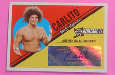 2006 Topps Heritage II WWE Auto Carlito Autograph