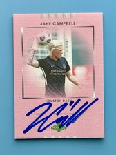 2022 NWSL Parkside Paramount JANE CAMPBELL Auto #’d /100 Houston Dash Autograph