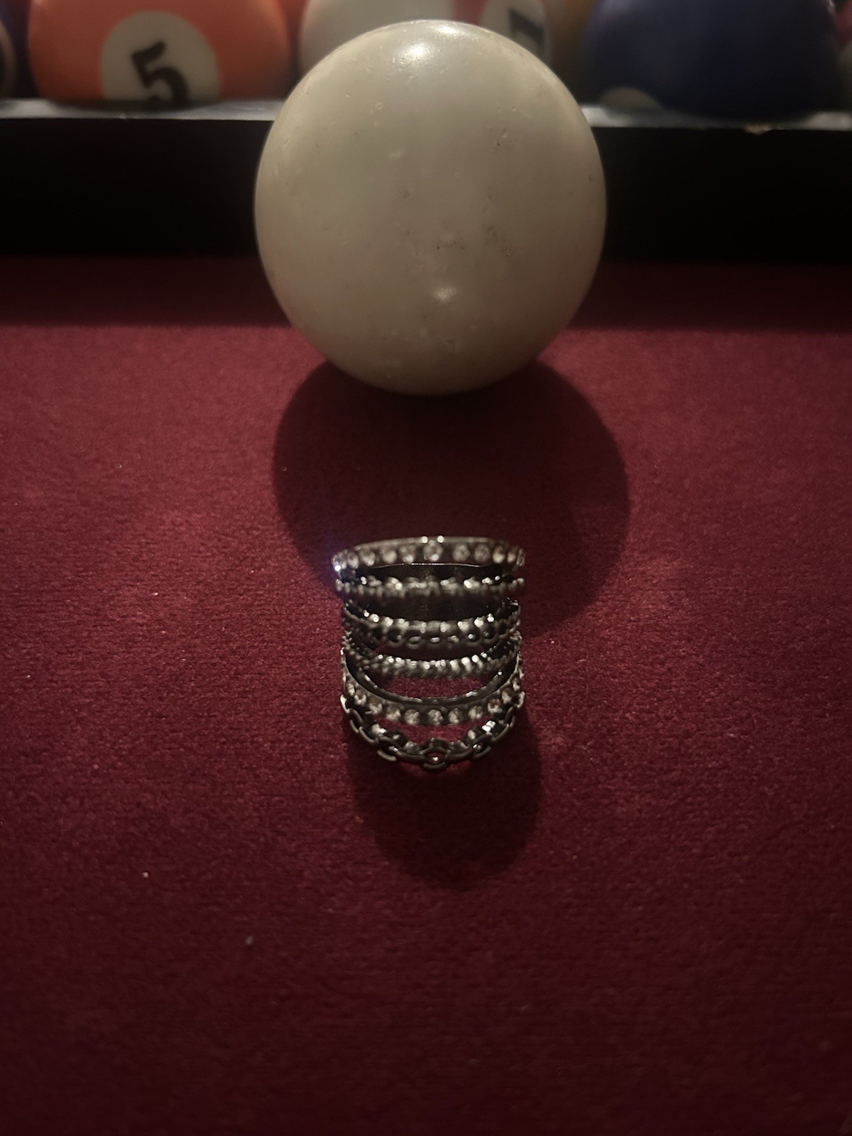 Silver adjustable ring - image 2