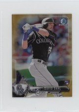 2017 Bowman Chrome Minis Base Rookies Gold Refractor 46/50 David Dahl #54 o1w