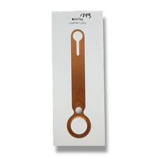 GENUINE Apple AirTag Leather Loop Air Tag MX4A2ZM/A - Saddle Brown NEW SEALED