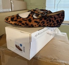 A New Day Women  s Tasmin Leopard Flats Size 7 New In Box