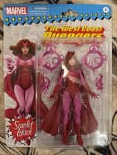 Marvel Legends West Coast Avenger Retro Card Scarlet Witch Action Figure Hasbro