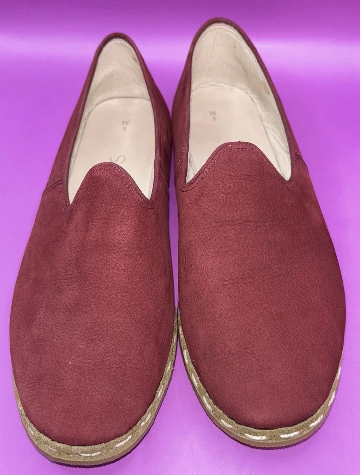 DENELS Suede Earthing Shoes Casual Comfort Handmade All Natural Sz 9 (0410) - Image 4 of 4