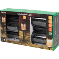 Solar Gartenleuchten 3Er Set Led IP44 AußEnleuchte Wegleuchte Warmweiß