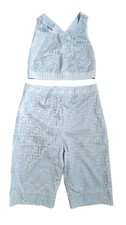 Fendi light blue FF athletic set
