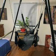 Real LEATHER SLING SWING Hammock For Sex SWING SLING ADULT PLAY ROOM FUN