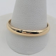 UNISEX 14KT YELLOW GOLD WEDDING BAND PDS030753 