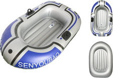 Inflatable Boat, Swimming Pool Lake Float Raft for Adults, Portable Fishing Boat