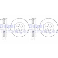 2X Delphi Bremsscheiben 366Mm BelÜFtet Vorne Passend FÜR Volvo XC60 XC90 |