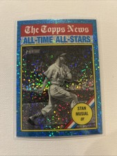 2025 Topps Heritage - All-Time All-Stars Stan Musial #350 Chrome Light Blue...