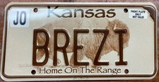 Cool 2010 Kansas Vanity License Plate Home On The Range Buffalo Brezi Breezy Cool 2010 Kansas Vanity License Plate Home On The Range Buffalo Brezi Breezy