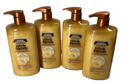 Case of 4 Garnier Whole Blends HoneyTreasures Repairing Shampoo 28floz