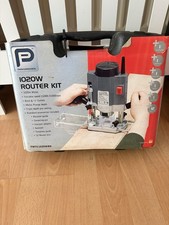 Performance329863 DIY 1020W UK Plunge Router 1/4" - Blue