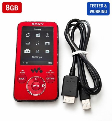Sony Walkman NWZ-E438F 8GB MP3 Player Red | Tested & Working