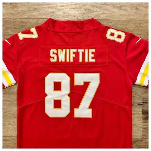 Chiefs Jersey Women’s Taylor Swift Travis Kelce SWIFTIE stitched size S M L XL 