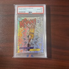 2018 Panini KABOOM! Lonzo Ball Rookie KABOOM! PSA 10 RC SSP #K-LB