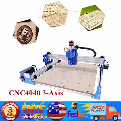 Industrial 3-Axis 4040 Wood Carving Milling CNC Router Engraver Cutting Machine~