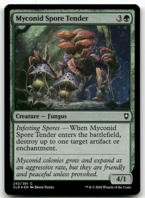 Myconid Spore Tender #243 (Foil) (NM) Baldur's Gate CLB Magic MTG